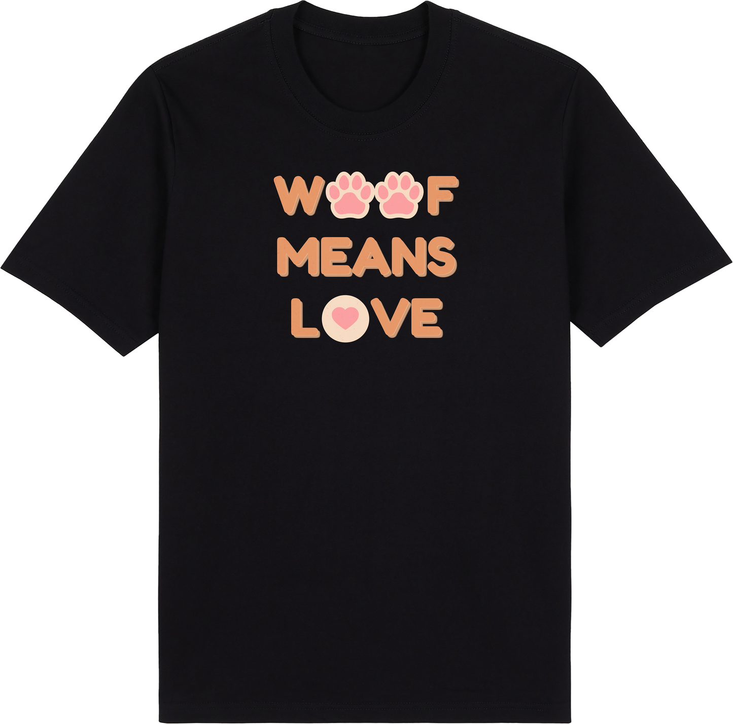 Woof Means Love by ShiroInu Prints