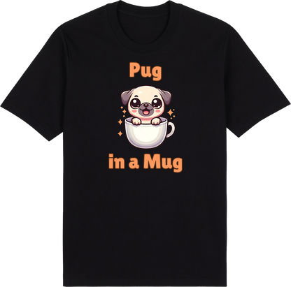 Pug in a Mug by ShiroInu Prints