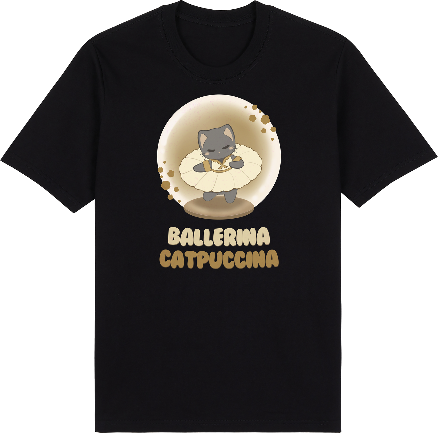 Ballerina Catpuccina Black Cat – Latte Variant by Cinnamoon