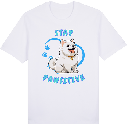 Stay Pawsitive (Dog) by ShiroInu Prints