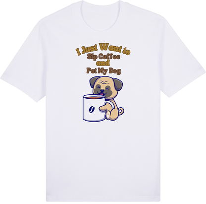 Sip Coffee and Pet My Dog by ShiroInu Prints