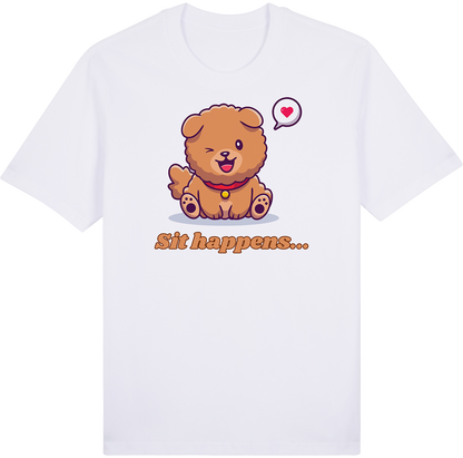 Sit happens by ShiroInu Prints
