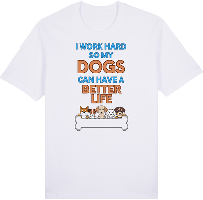 Work Hard for My Dog by ShiroInu Prints