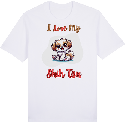 I Love my Shih Tzu by ShiroInu Prints