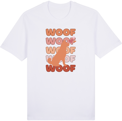 Peach Fuzz Woof by ShiroInu Prints