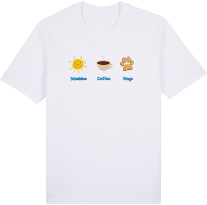 Sunshine. Coffee. Dogs by ShiroInu Prints