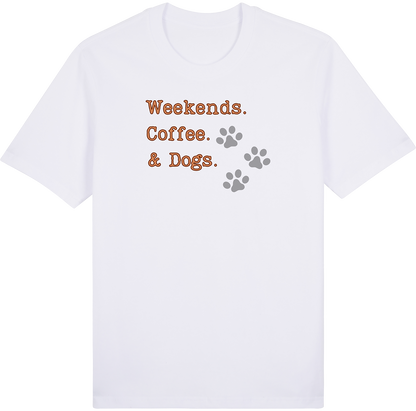 Weekends. Coffee. Dogs by ShiroInu Prints