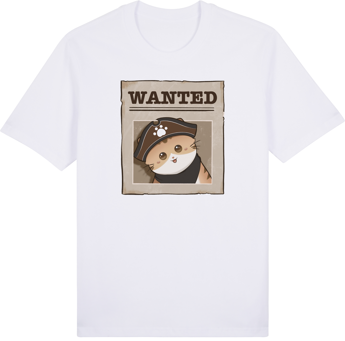 Ginger Whiskerbeard Tee – Wanted: Pirate Paws Collection by Cinnamoon