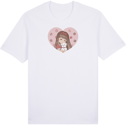 Girl Cat Heart