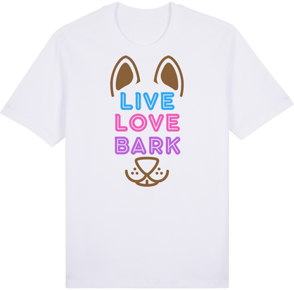 Live Love Bark by ShiroInu Prints