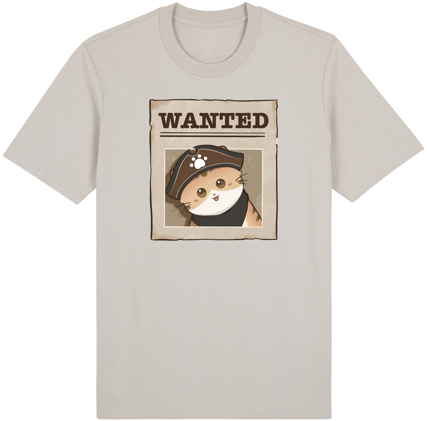 Ginger Whiskerbeard Tee – Wanted: Pirate Paws Collection by Cinnamoon