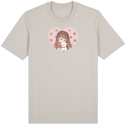 Girl Cat Heart