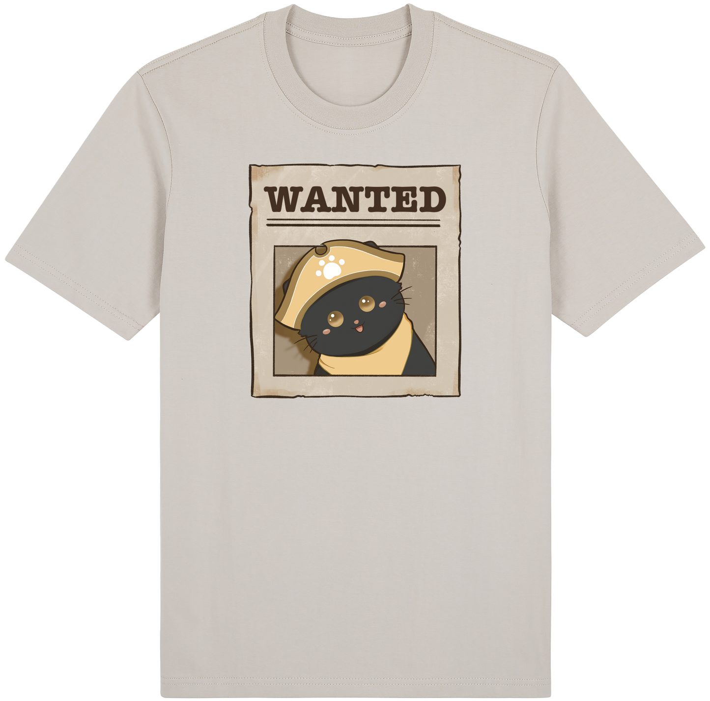 Captain Shadowclaw Tee – Wanted: Pirate Paws Collection by Cinnamoon