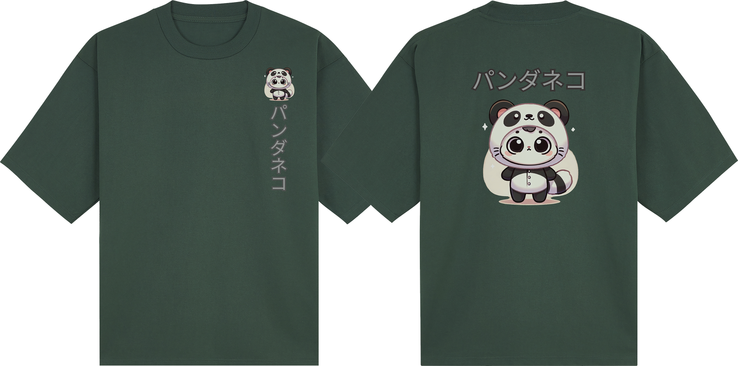 Panda Cat (Oversized Tees)