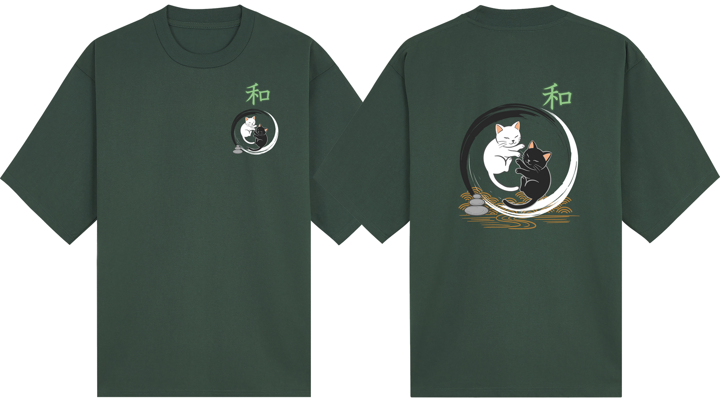 KANJI CATS SERIES — 和 (Wa) Harmony Tee
