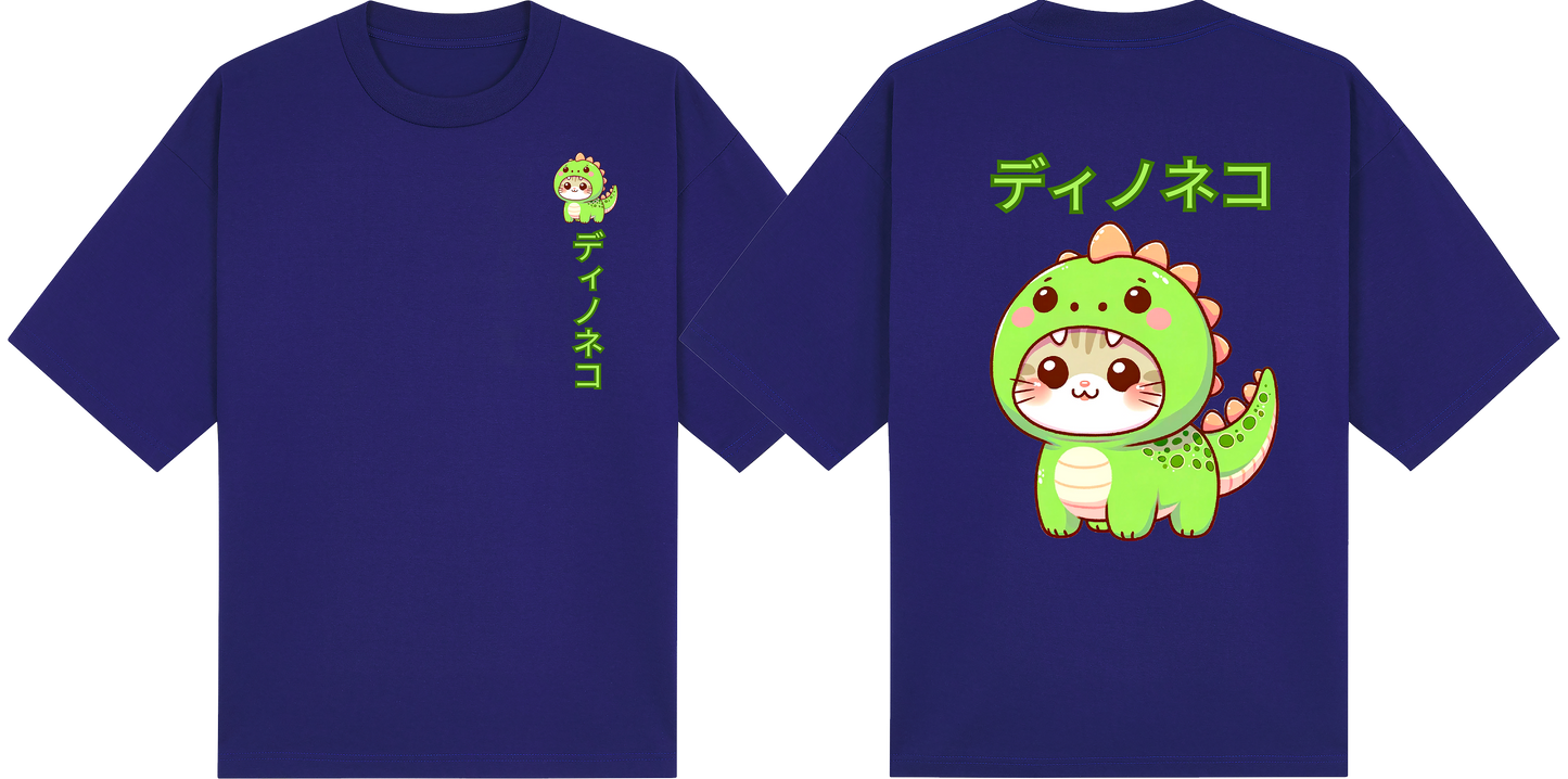 Dino Cat (Oversized Tees)