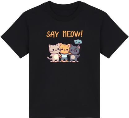 Say Meow Kids T-Shirt