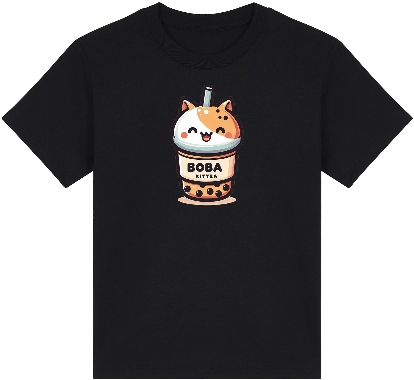 Boba Kittea Kids T-Shirt