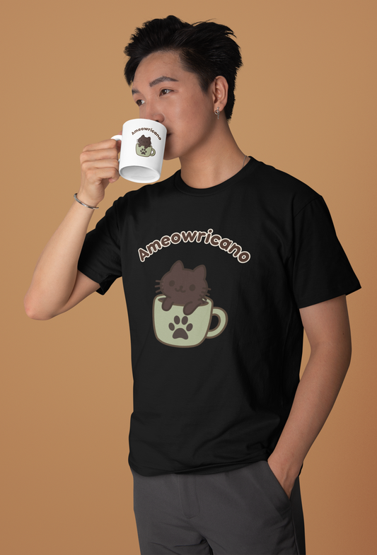 Ameowricano Tee – Catfé Cuties Collection