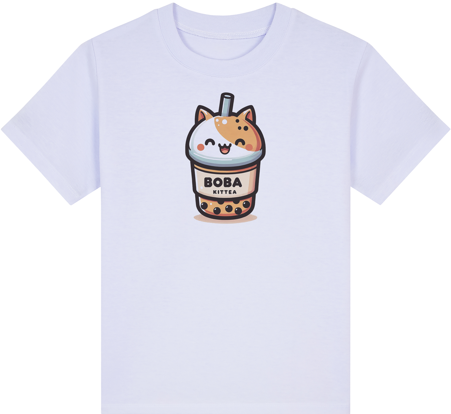 Boba Kittea Kids T-Shirt