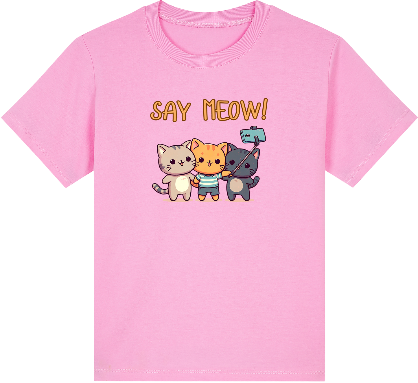 Say Meow Kids T-Shirt