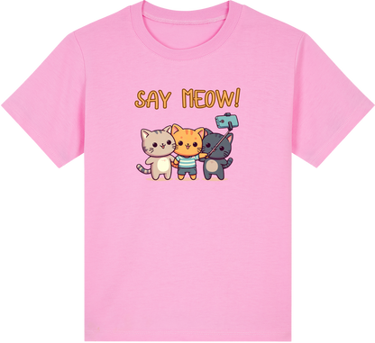 Say Meow Kids T-Shirt