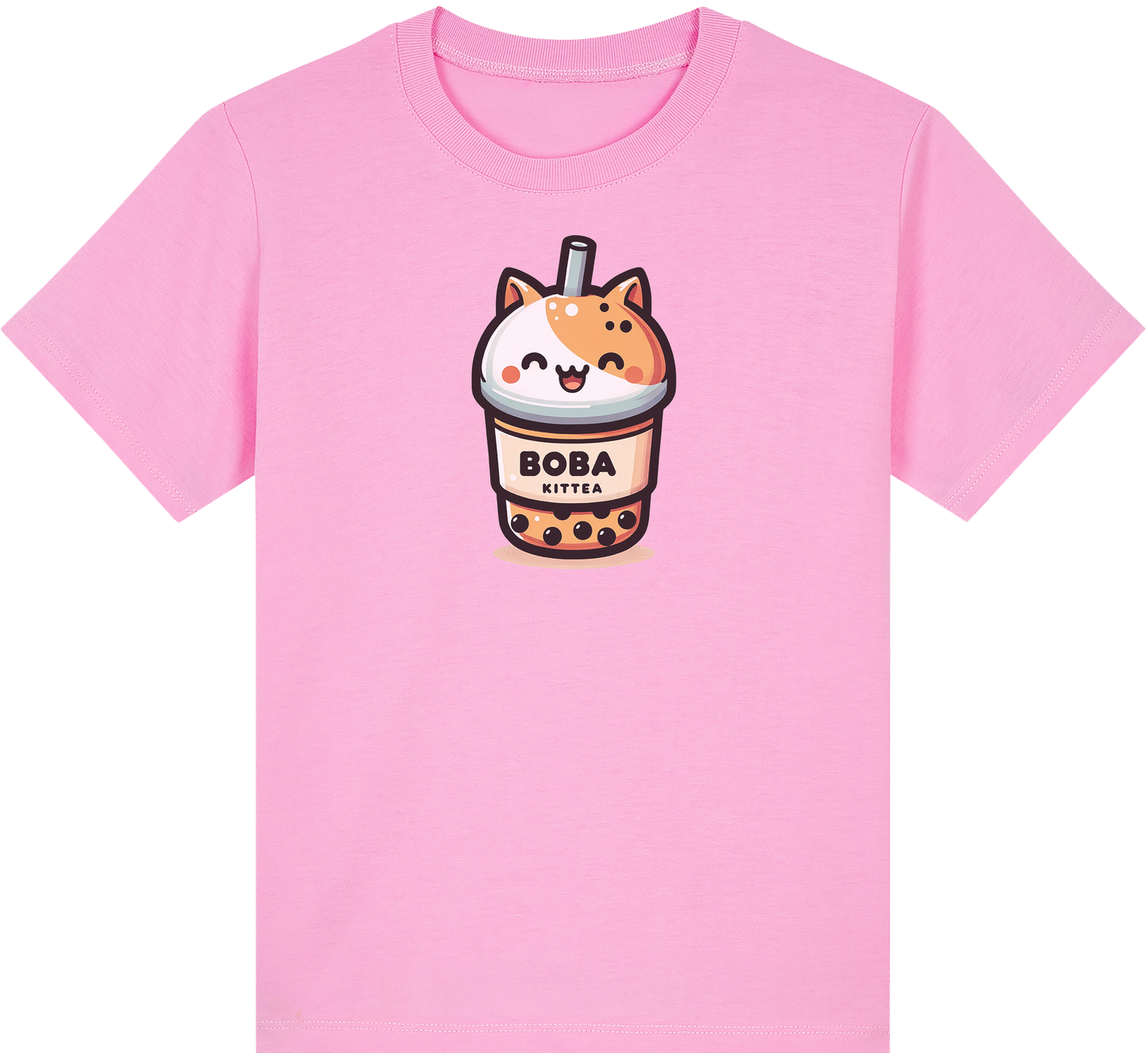 Boba Kittea Kids T-Shirt