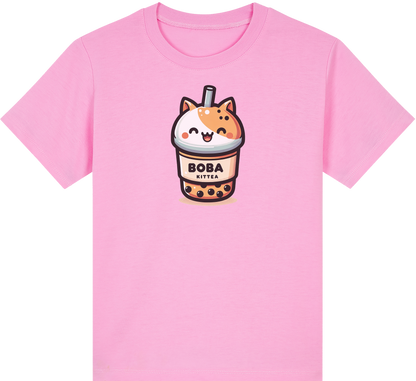 Boba Kittea Kids T-Shirt