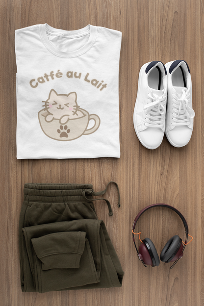 Catfé au Lait Tee – Catfé Cuties Collection
