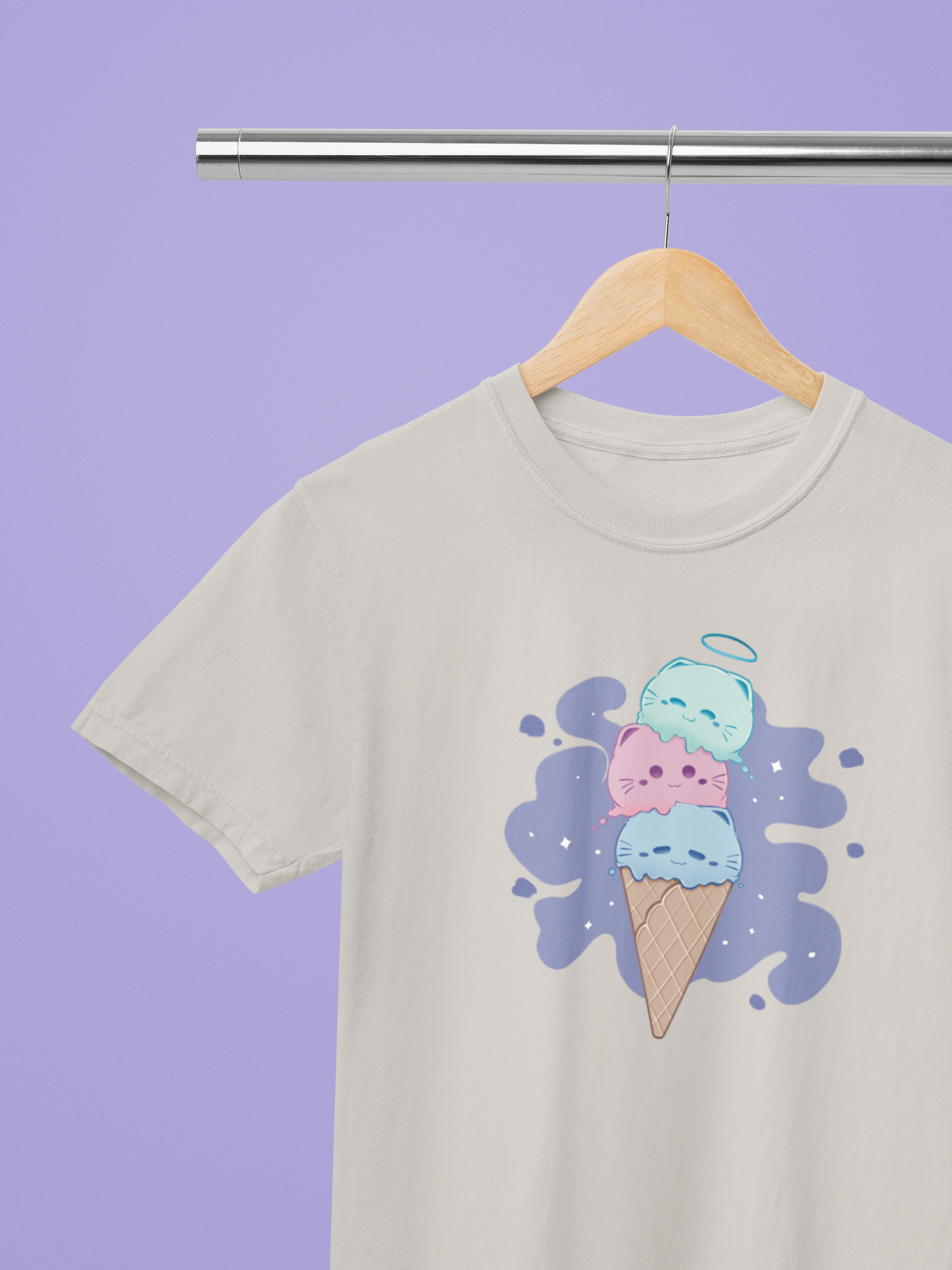 Cotton Cloud Scoops Tee – Ice Scream Dreams Collection by Cinnamoon