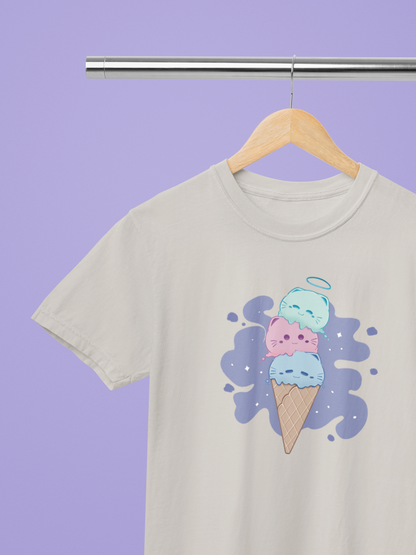 Cotton Cloud Scoops Tee – Ice Scream Dreams Collection by Cinnamoon