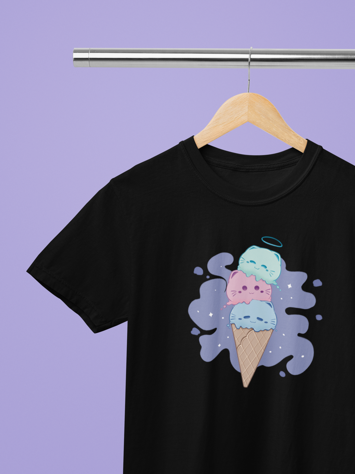 Cotton Cloud Scoops Tee – Ice Scream Dreams Collection by Cinnamoon