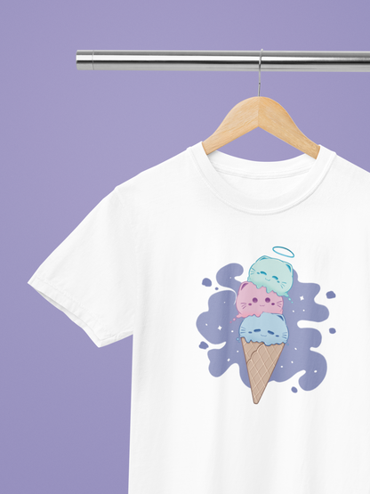 Cotton Cloud Scoops Tee – Ice Scream Dreams Collection by Cinnamoon
