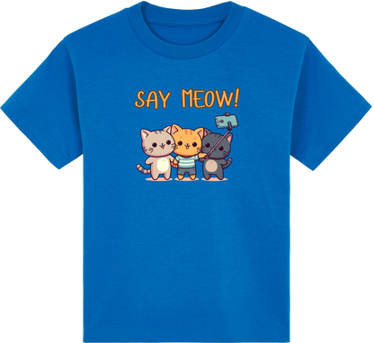 Say Meow Kids T-Shirt