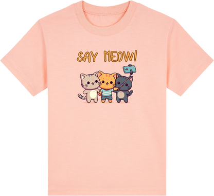 Say Meow Kids T-Shirt
