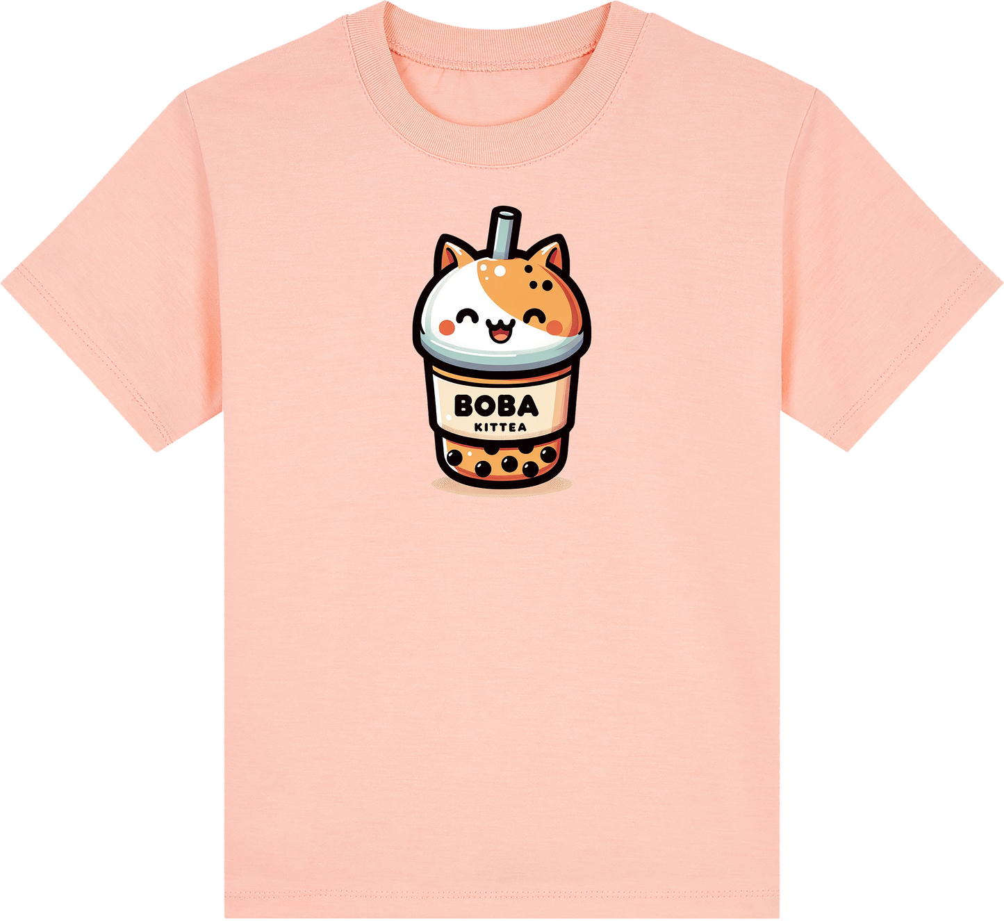 Boba Kittea Kids T-Shirt
