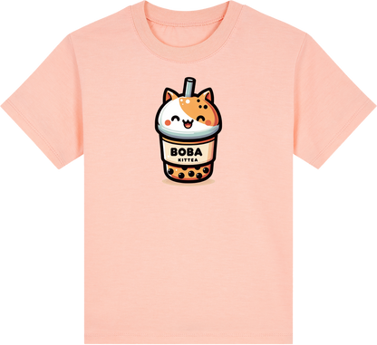 Boba Kittea Kids T-Shirt