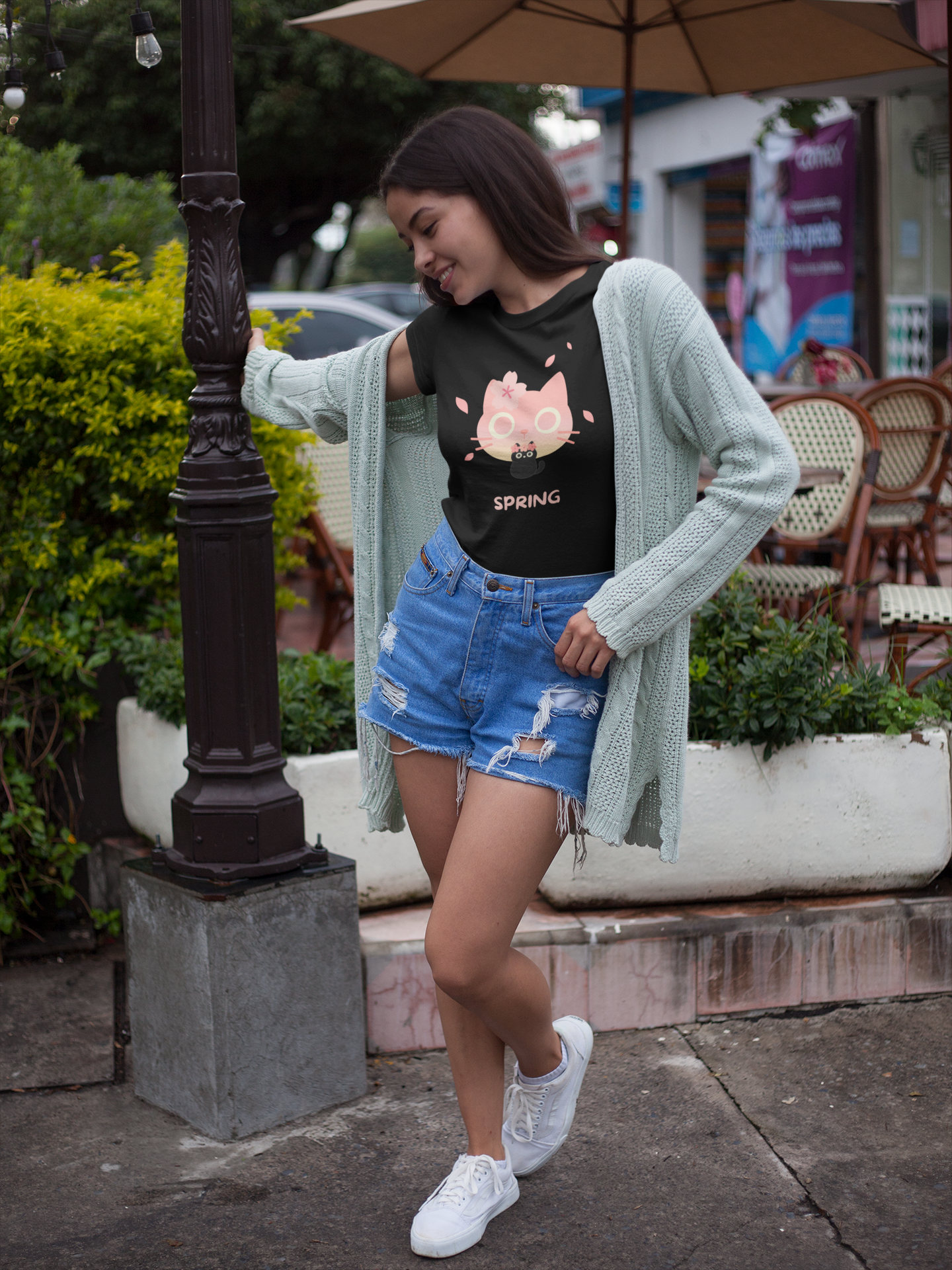 🌸 Spring Elemental Cat featuring Kuro – Elemental Cat Series: Seasons Collection