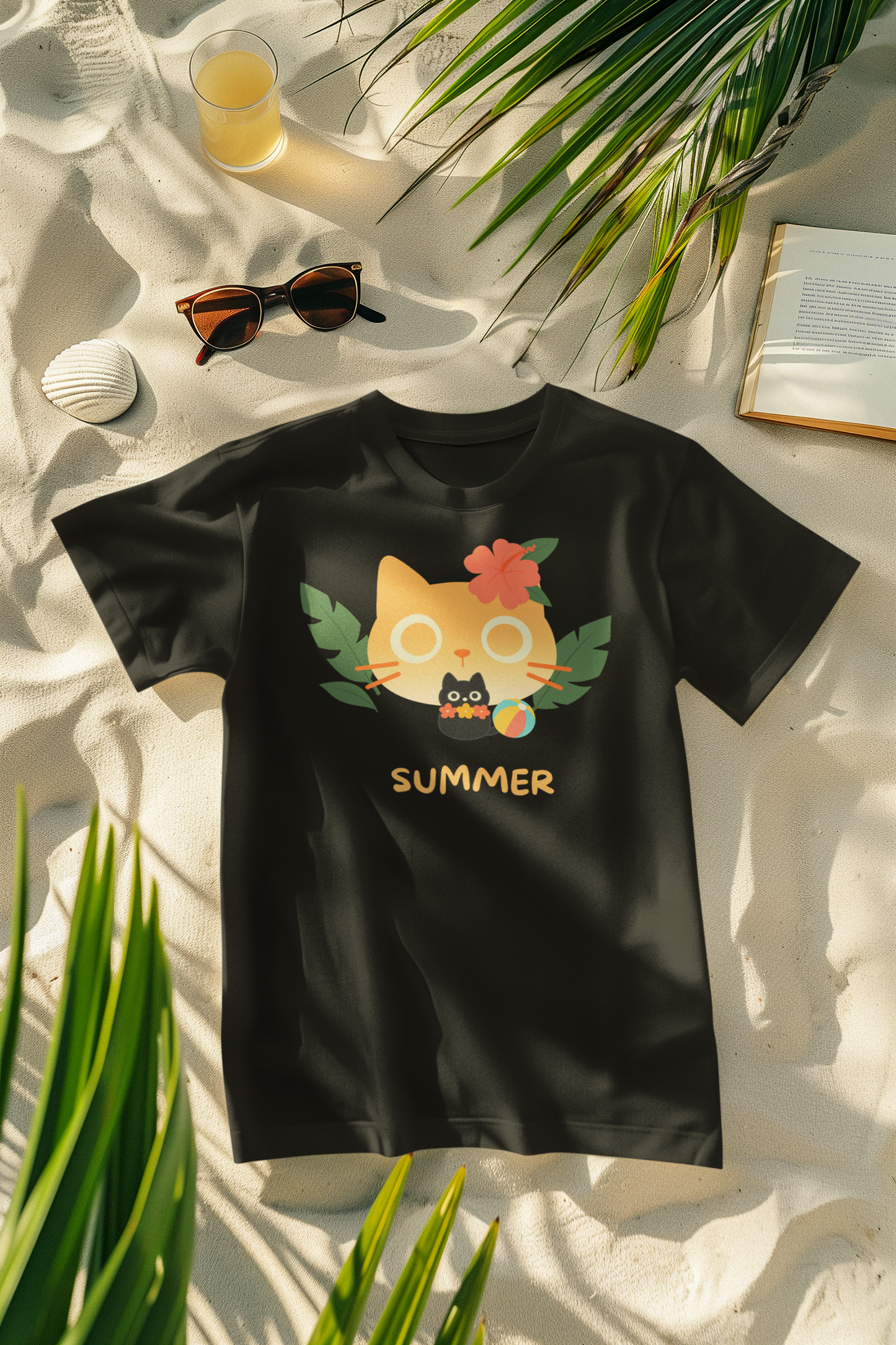 ☀️ Summer Elemental Cat featuring Kuro – Elemental Cat Series: Seasons Collection