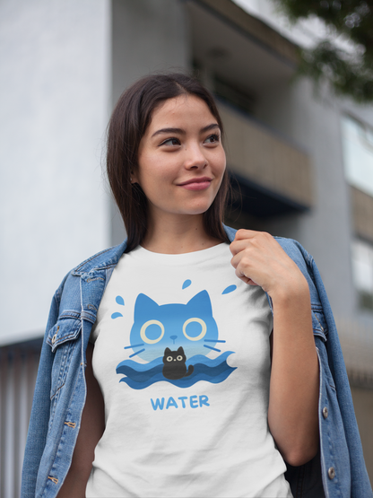 Water Elemental Cat featuring Kuro – Elemental Cat Series