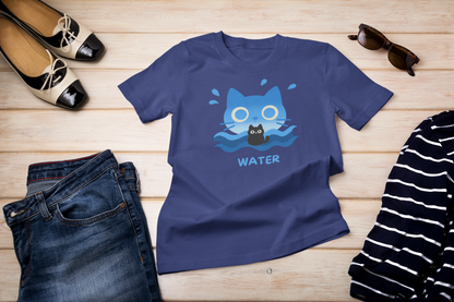 Water Elemental Cat featuring Kuro – Elemental Cat Series