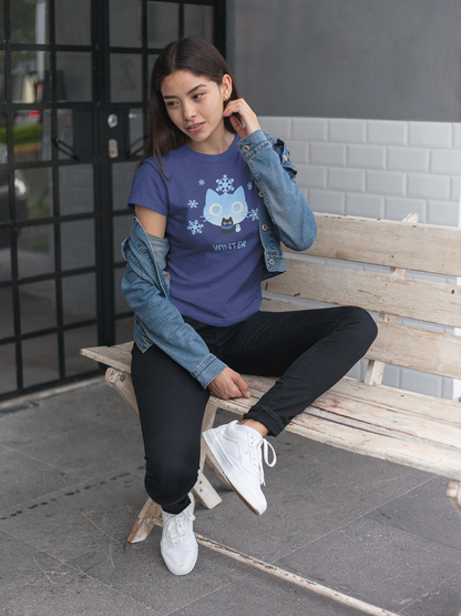 ❄️ Winter Elemental Cat featuring Kuro – Elemental Cat Series: Seasons Collection