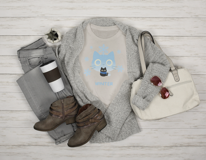 ❄️ Winter Elemental Cat featuring Kuro – Elemental Cat Series: Seasons Collection