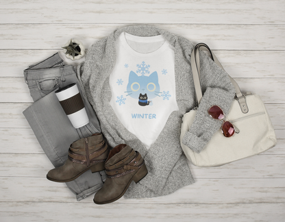 ❄️ Winter Elemental Cat featuring Kuro – Elemental Cat Series: Seasons Collection