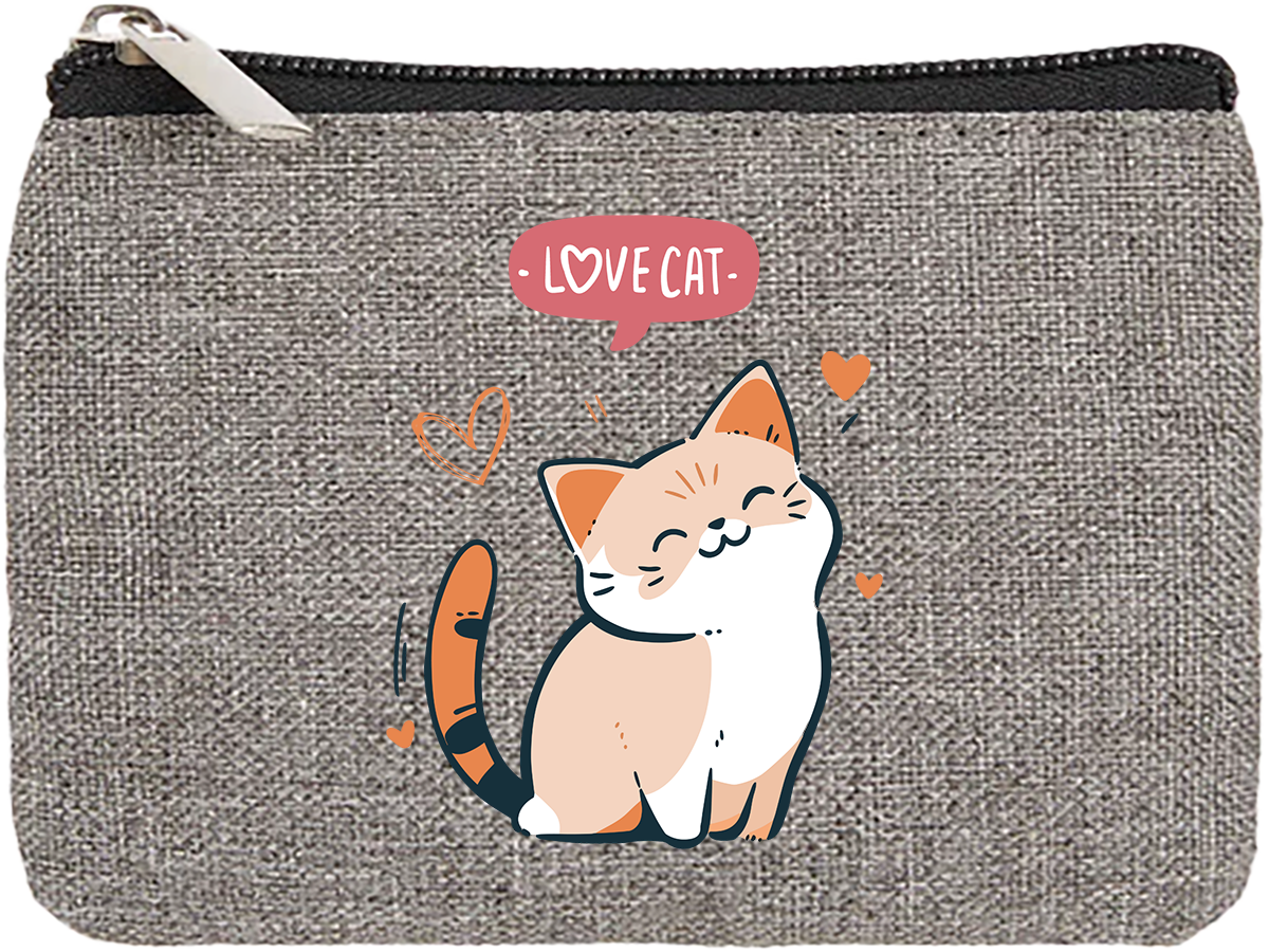 Love Cat Pouch Wallet