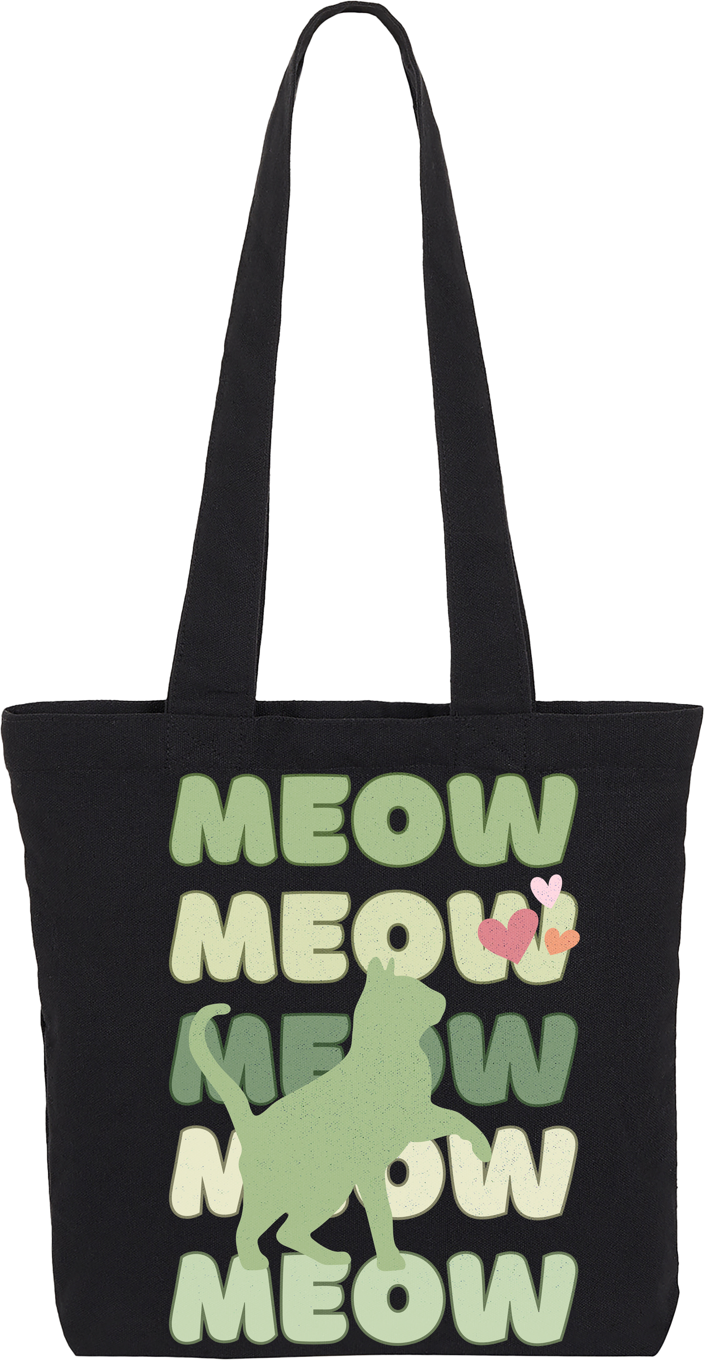 Matcha Meow Tote Bag (Square)