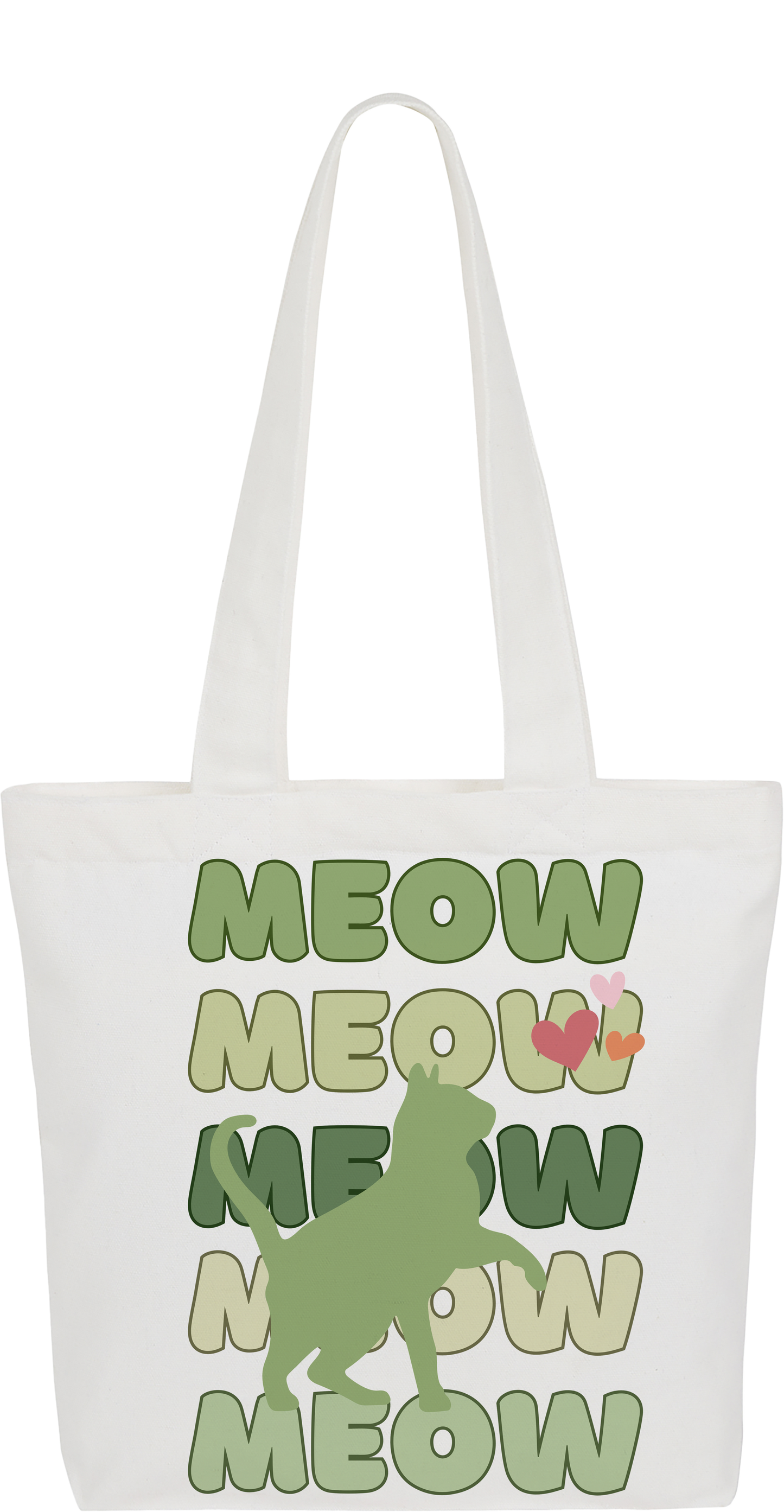 Matcha Meow Tote Bag (Square)