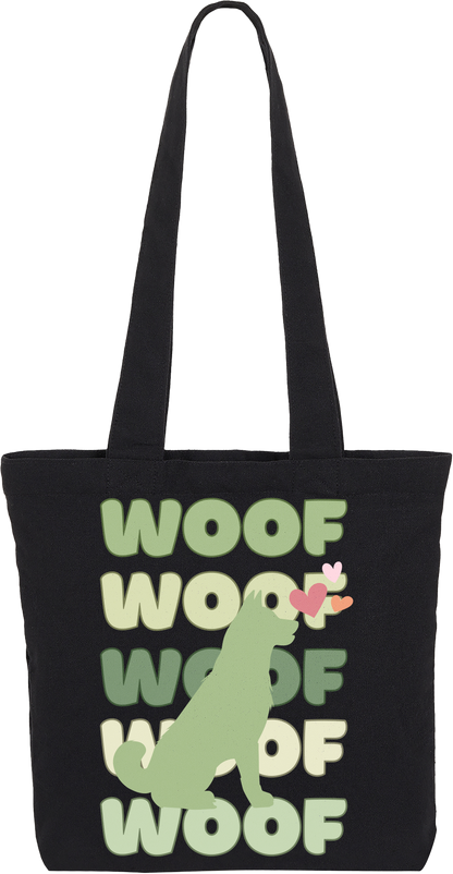 Matcha Woof Tote Bag by ShiroInu Prints
