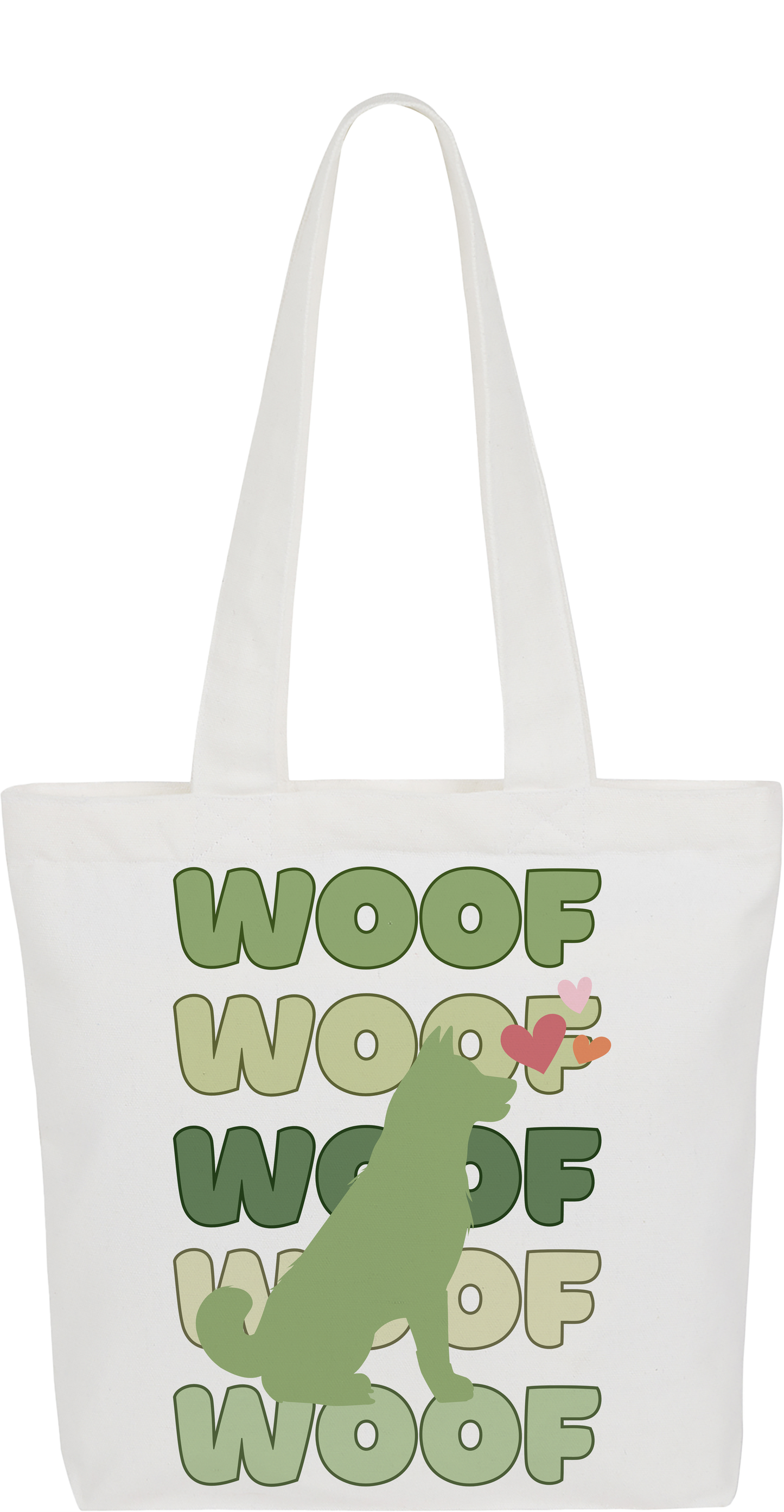 Matcha Woof Tote Bag by ShiroInu Prints