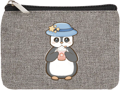 Penguin Milk Tea Pouch Wallet